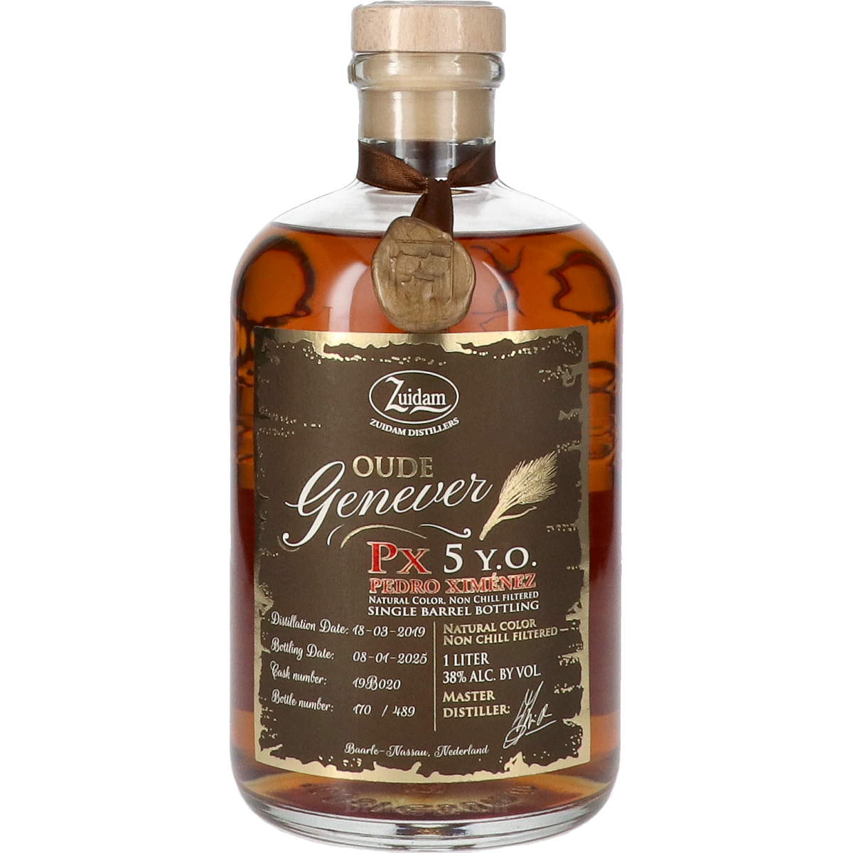 Zuidam Oude Genever 5 Years Pedro Ximenez Cask 100 cl