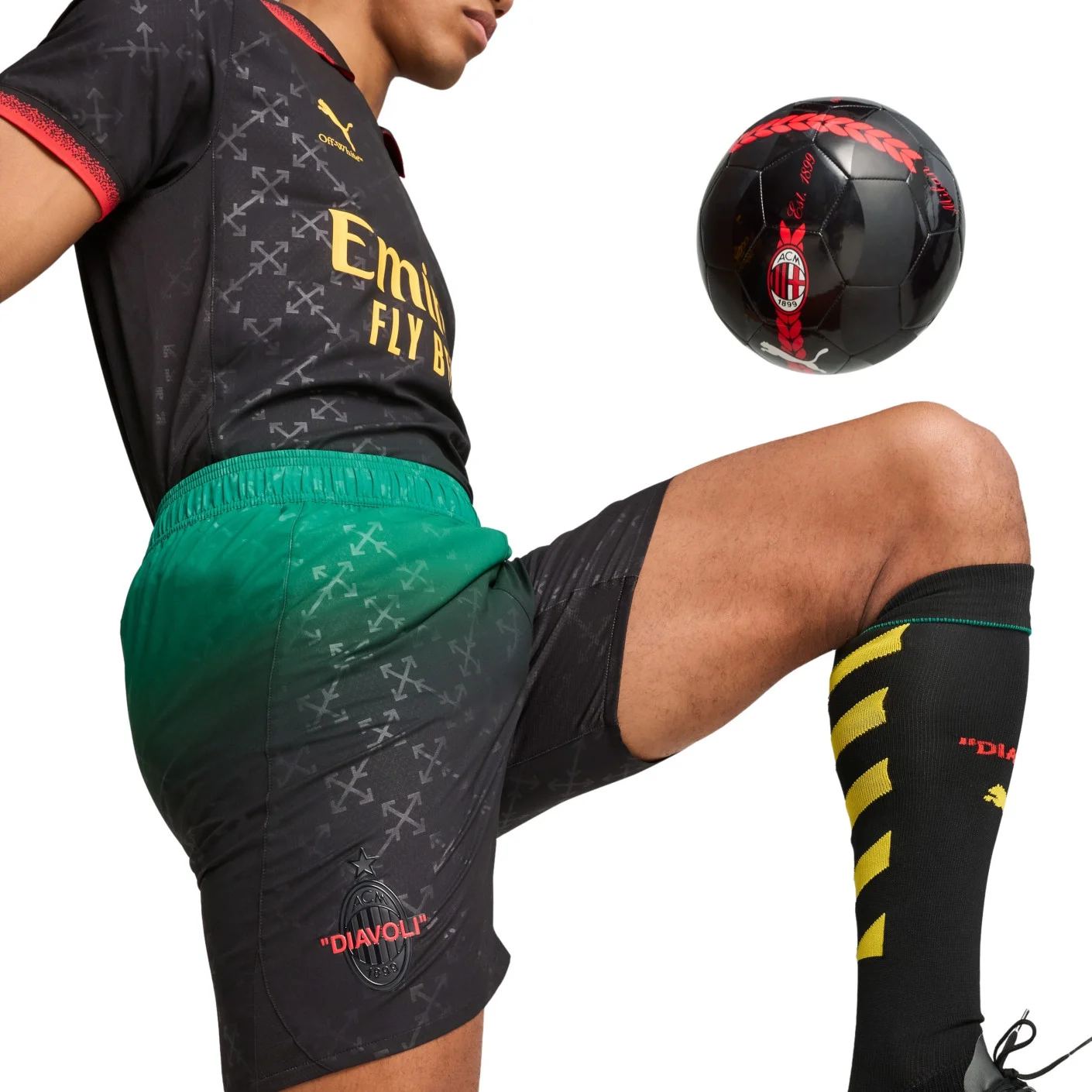 PUMA AC Milan X Off-White 4e Broekje 2024-2025