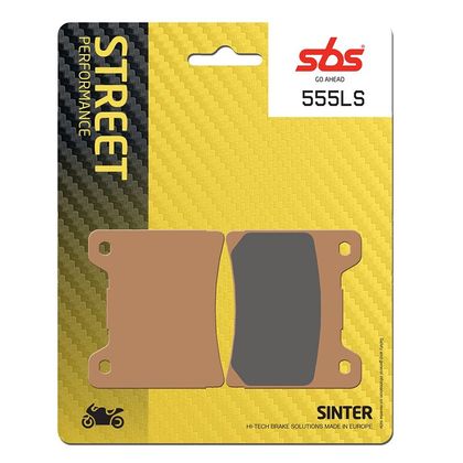 Plaquettes de freins SBS 555LS Sinter Métal Fritté arrière