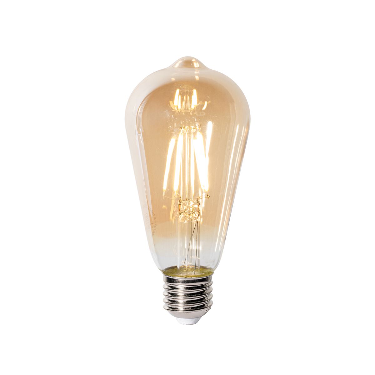 E27 dimbare LED lamp ST64 goud 5W 450 lm 2700K