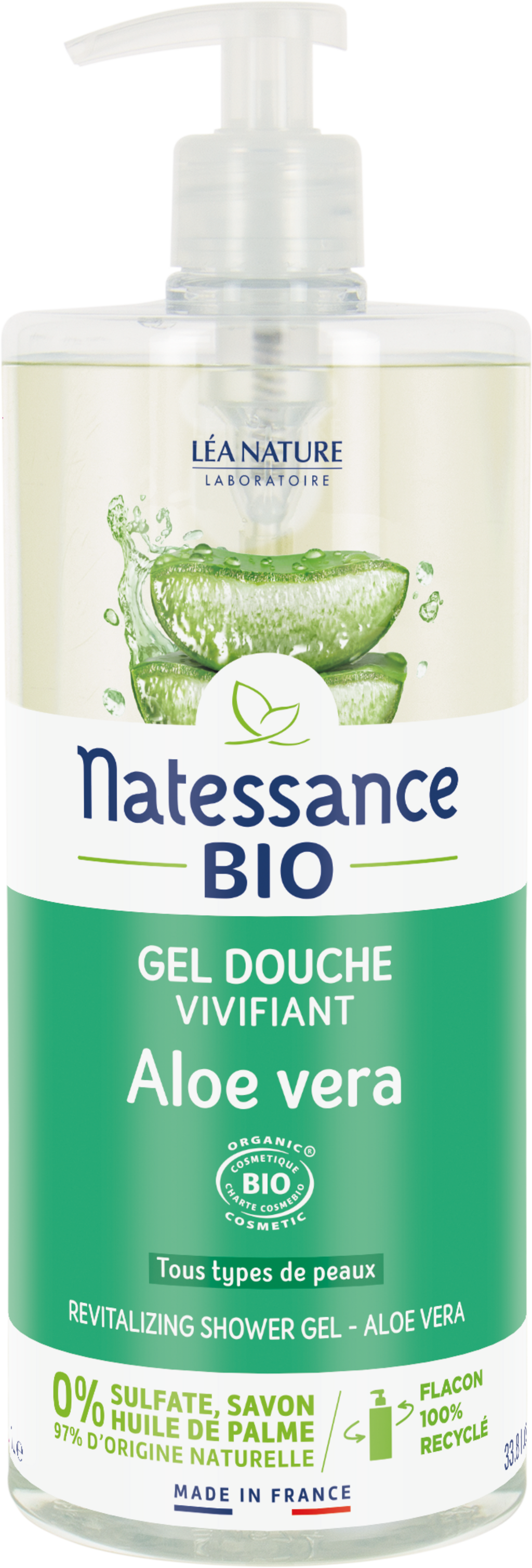Natessance  Duschgel Aloe Vera, 1 l