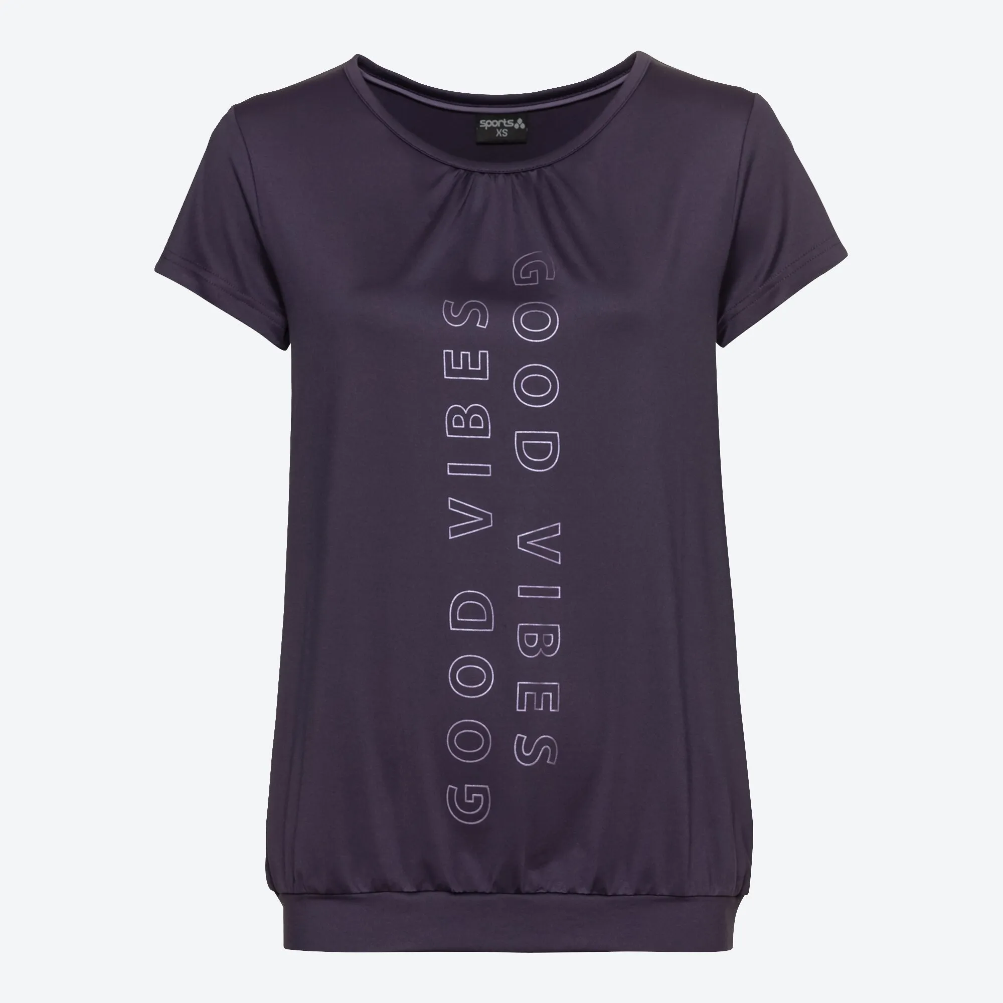 Damen-Fitness-T-Shirt mit Frontaufdruck