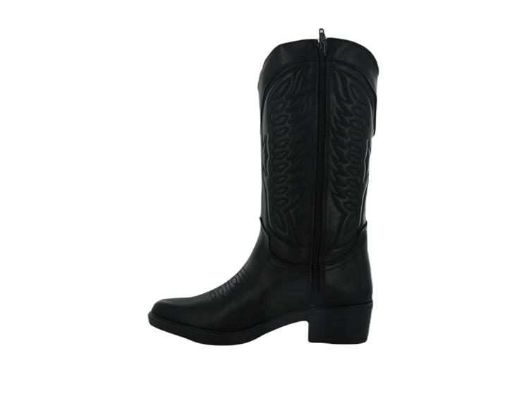 AQA Shoes A8676 Zwart leer