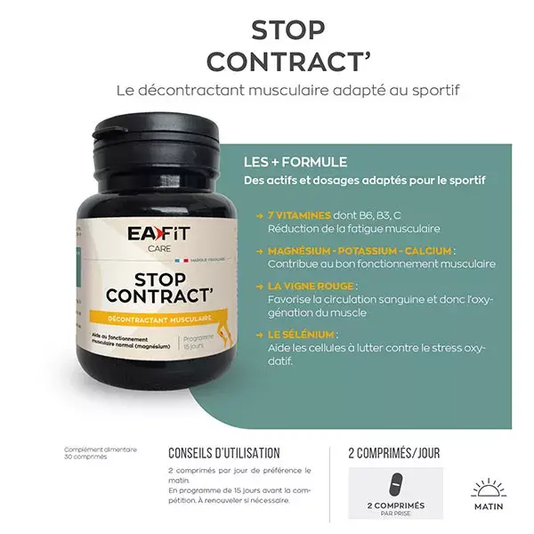 Relaxante muscular Eafit Stop Contract' 30 comprimidos