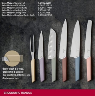 Victorinox Messerblock »Swiss Modern Grau« Herkunftsland Schweiz, Holzart Buche
