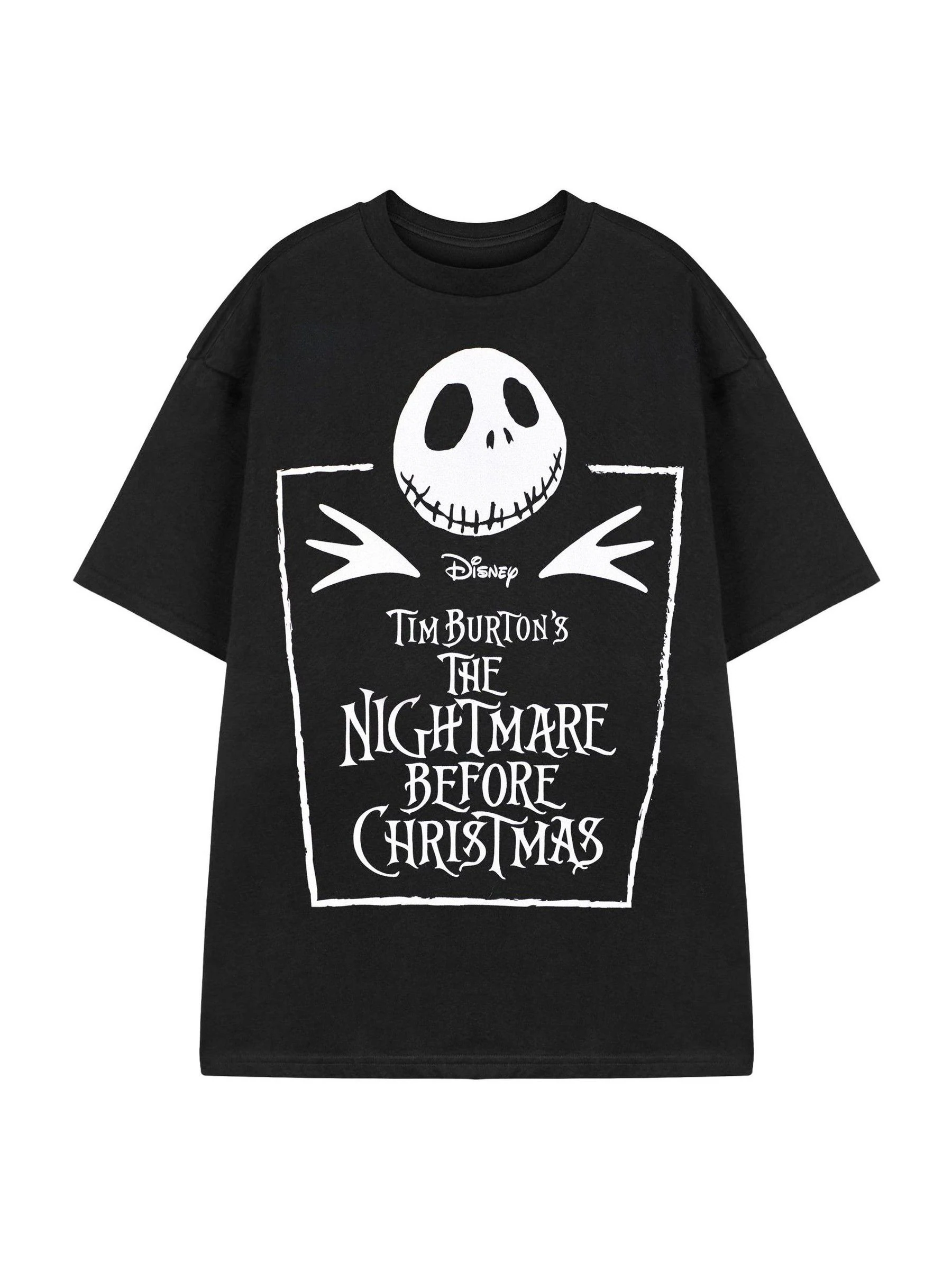 Vanilla Underground Adult Unisex Disney The Nightmare Before Christmas gelicentieerd 100% katoenen Halloween T-shirt