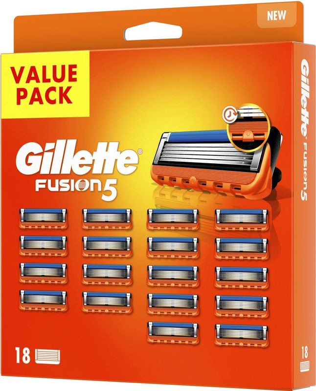 Gillette Fusion5 - Navulmesjes - Voor Mannen - 18 Navulmesjes
