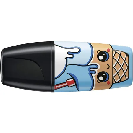 Textmarker - STABILO BOSS MINI Sweet Friends - Einzelstift - blau