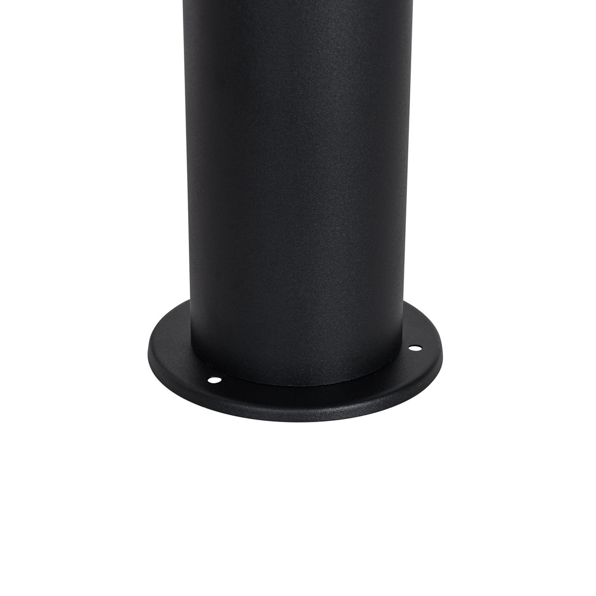 Staande buitenlamp zwart met opaal kap 70 cm - Odense