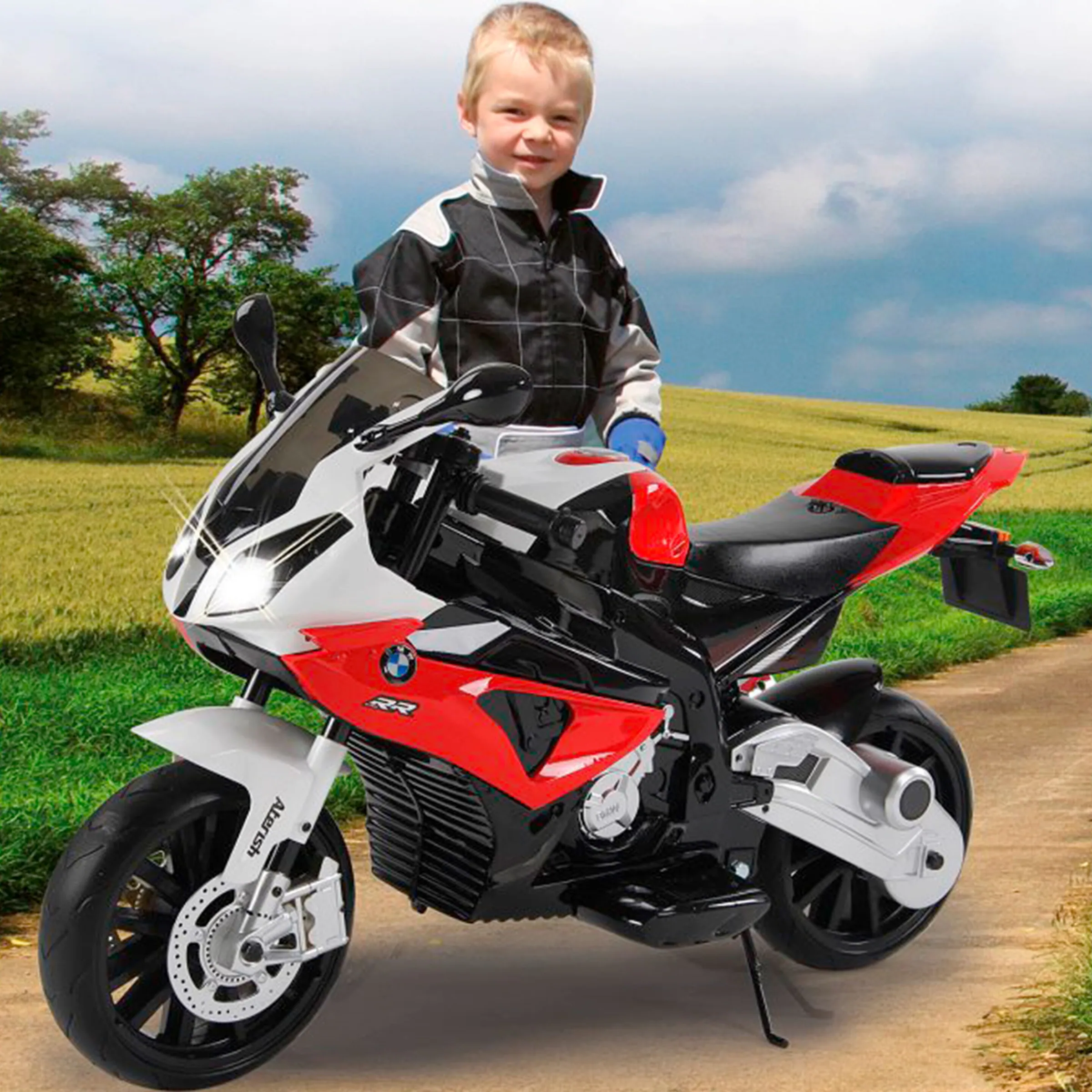 Jamara Fahrzeug Ride-on Motorrad BMW S1000RR 12V
