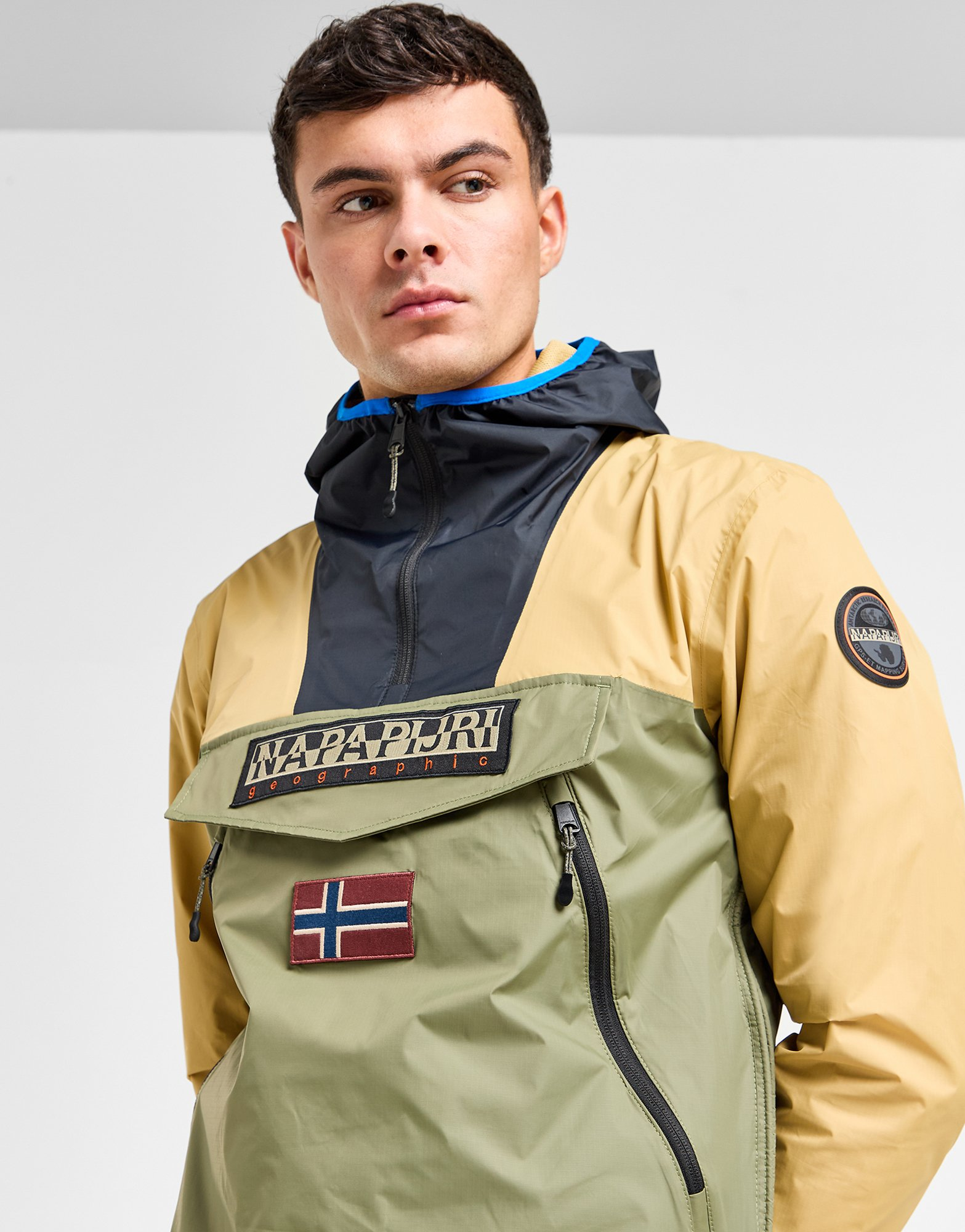 Napapijri Veste Matelassé Rainforest Winter Colour Block Homme
