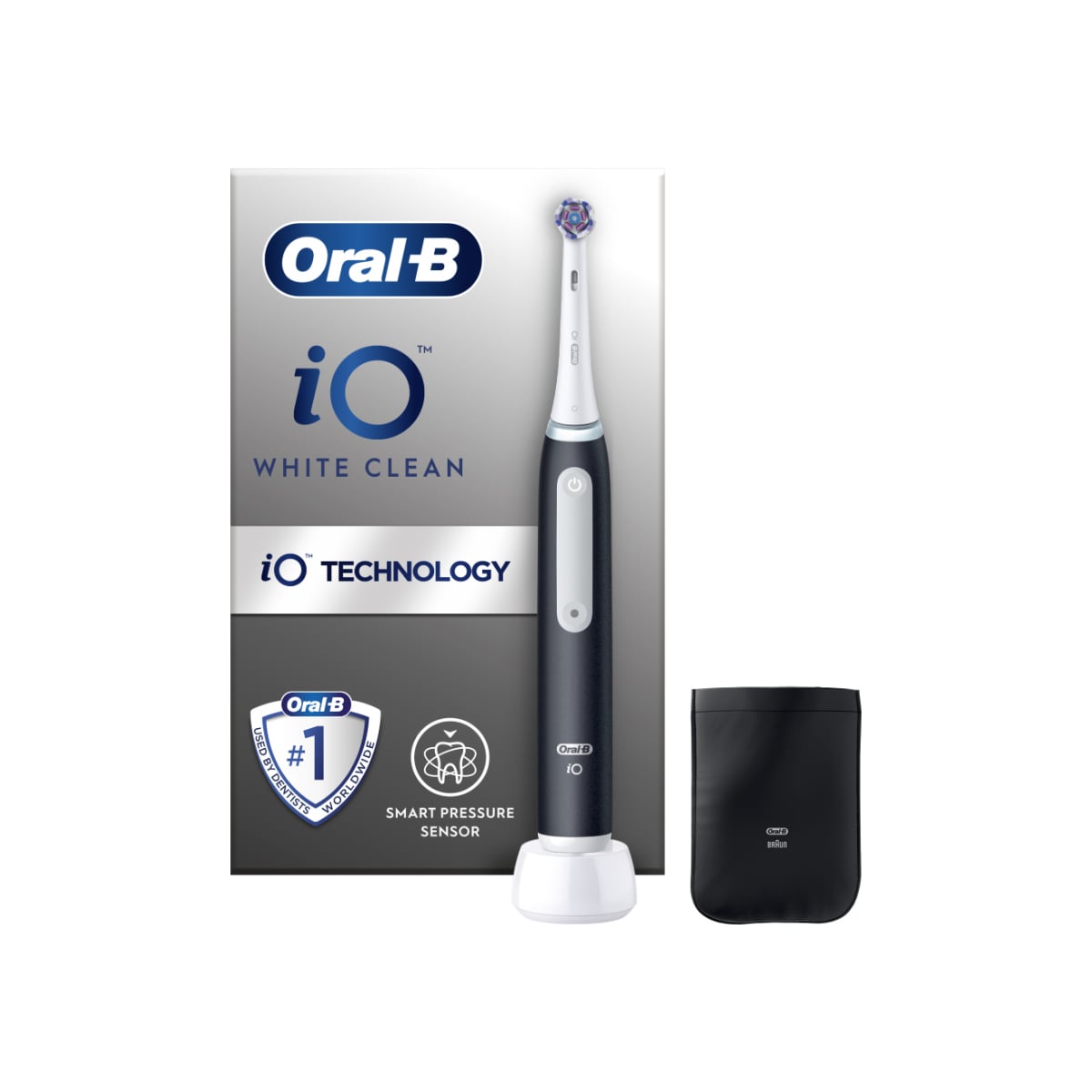 Oral-B iO White Clean elektrisk tannbørste 117753 (sort)