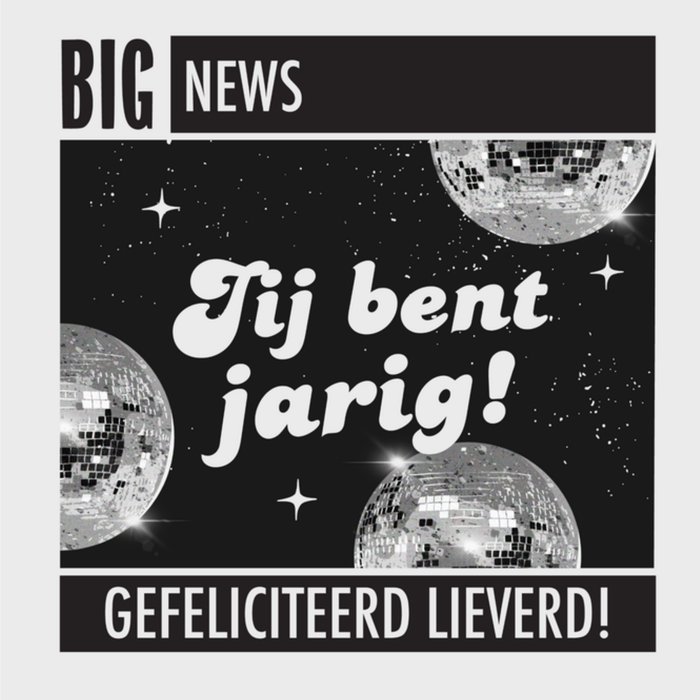 Greetz | Verjaardagskaart | Big News