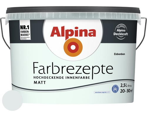 Alpina muurverf kleur recepten Ice Candy 2.5 l