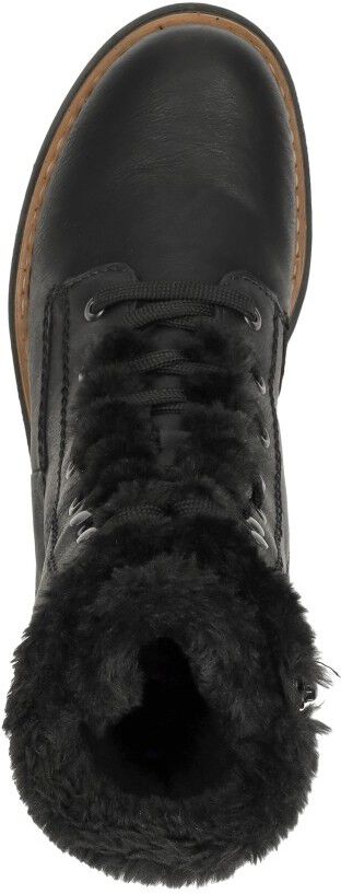 Rieker Veterschoenen Hoog zwart