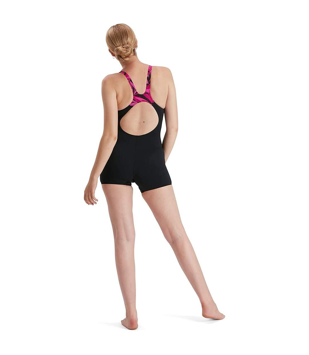 Speedo - Maillot de bain shorty HYPERBOOM - Femme (Noir / Rose) - UTRD2527
