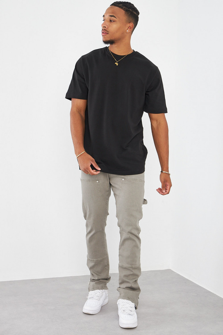 T-shirt noir uni