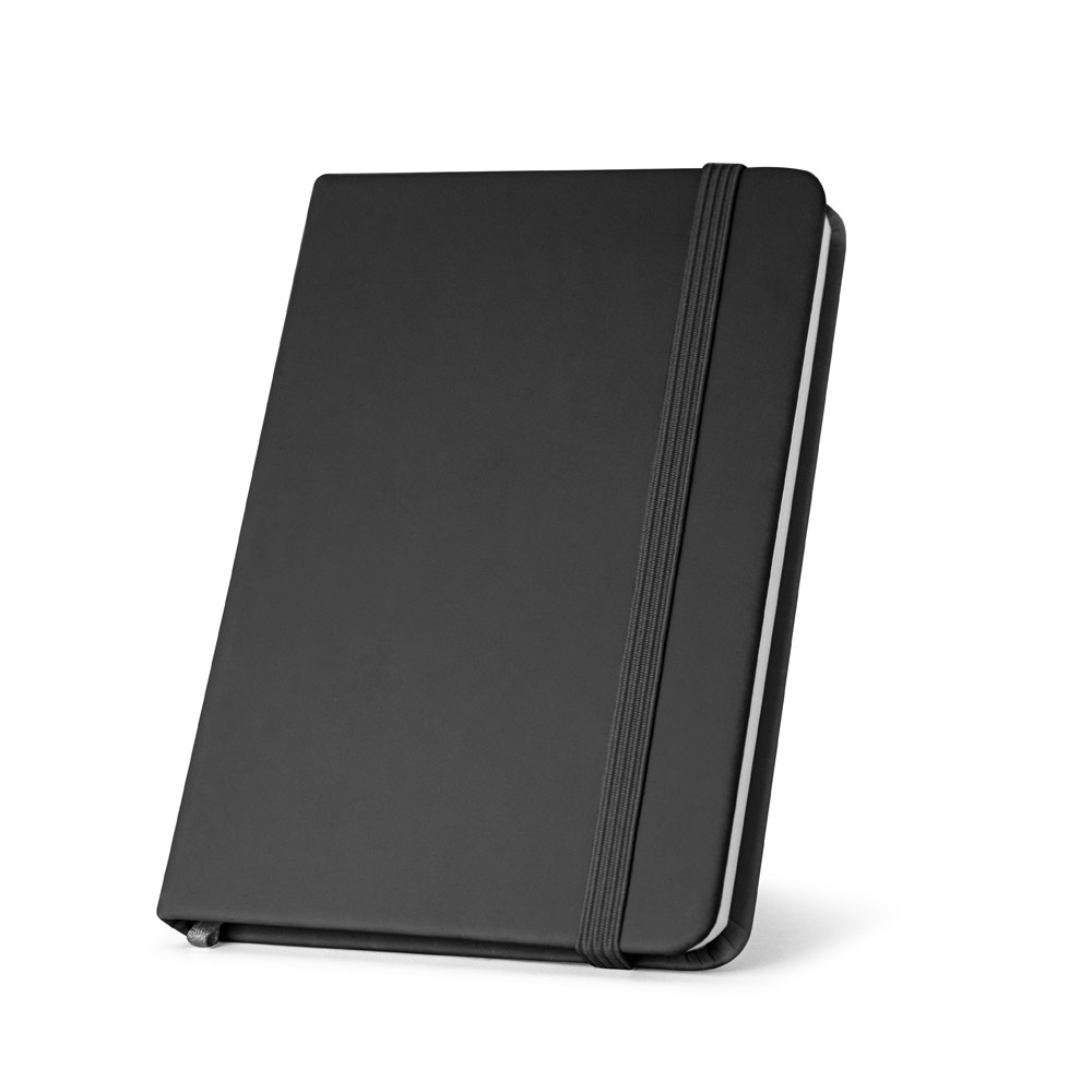 hi!dea 93487 - Bloc notes A5 en PU avec feuilles unies