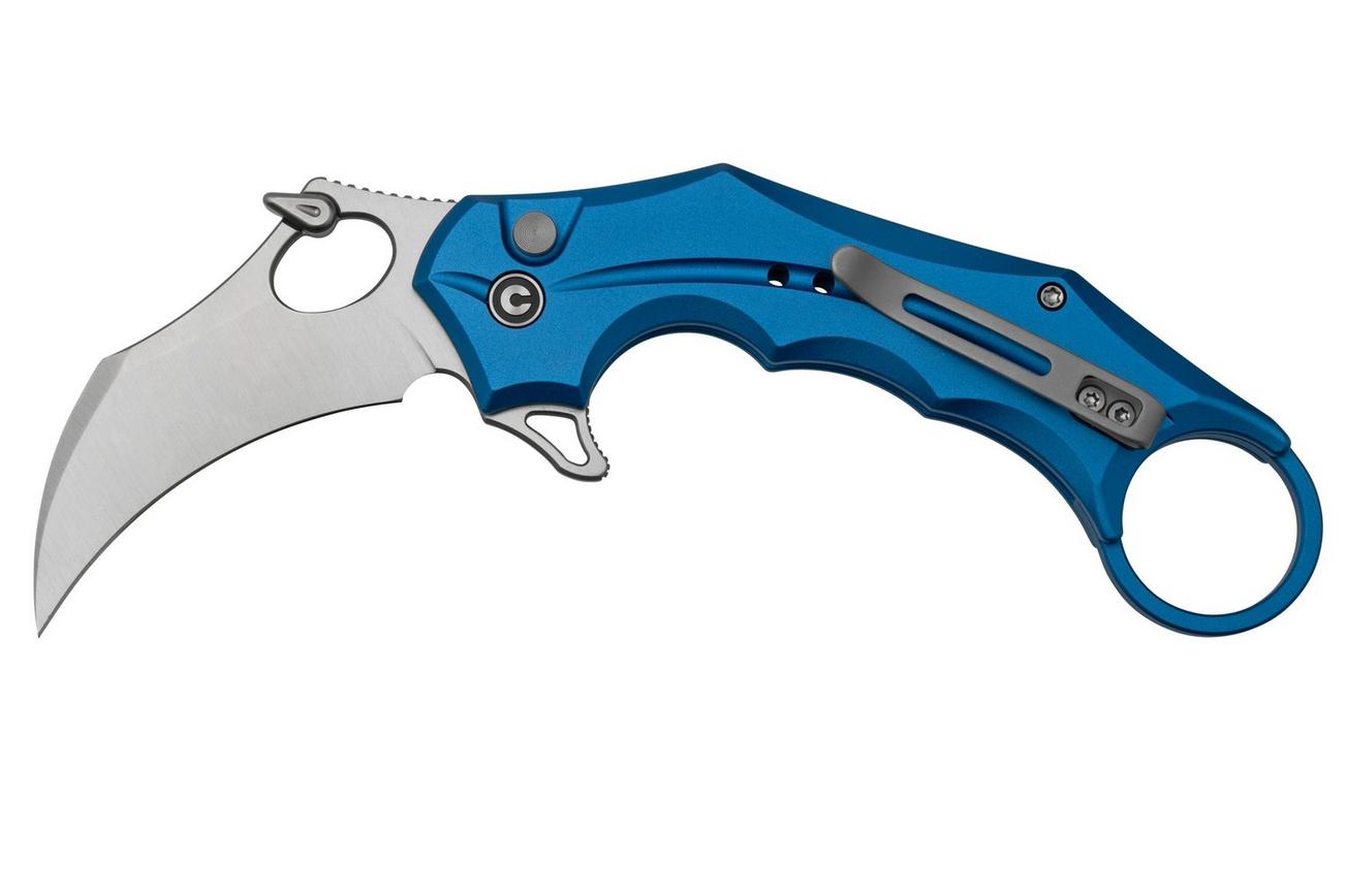 Civivi Incisor II  C16016B-2 Blue Aluminium, Satin Hawkbill karambit zakmes