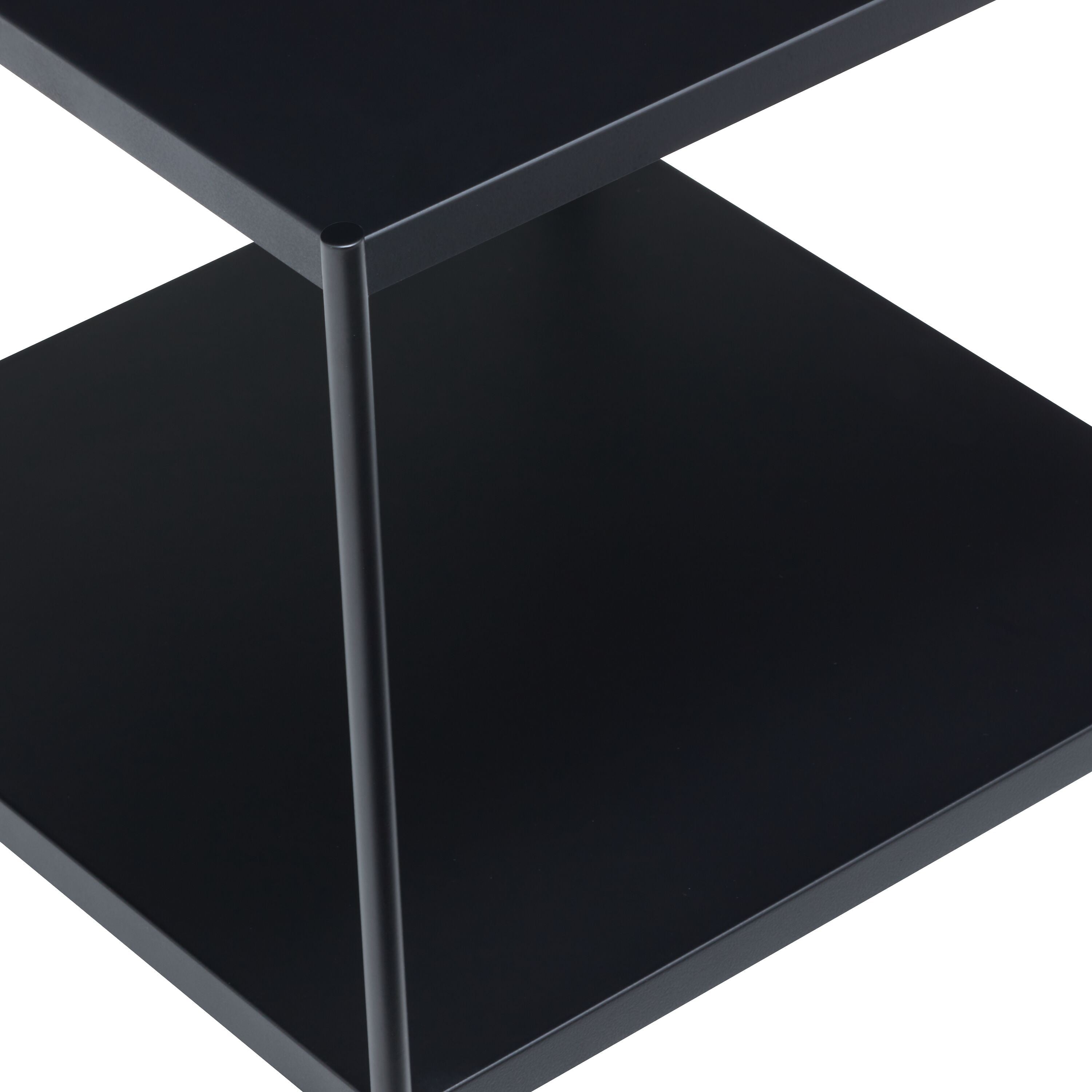 MALA Nachttisch - Schwarz / B: 40.0 cm x T: 40.0 cm x H: 59.0 cm