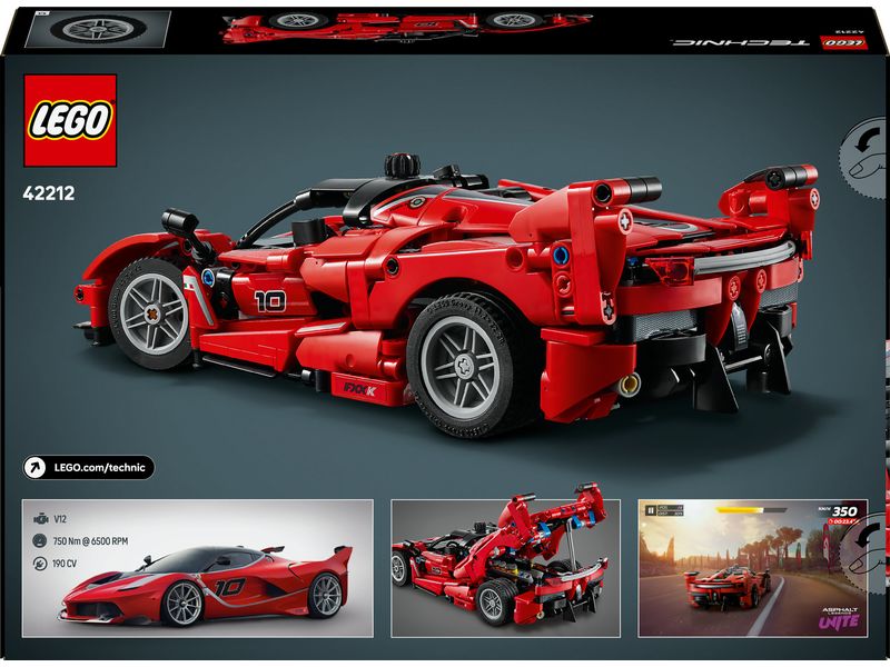 LEGO® Technic Ferrari FXX K 42212 Bauspielzeug mit wirklichkeitsgetreuen Funktionen