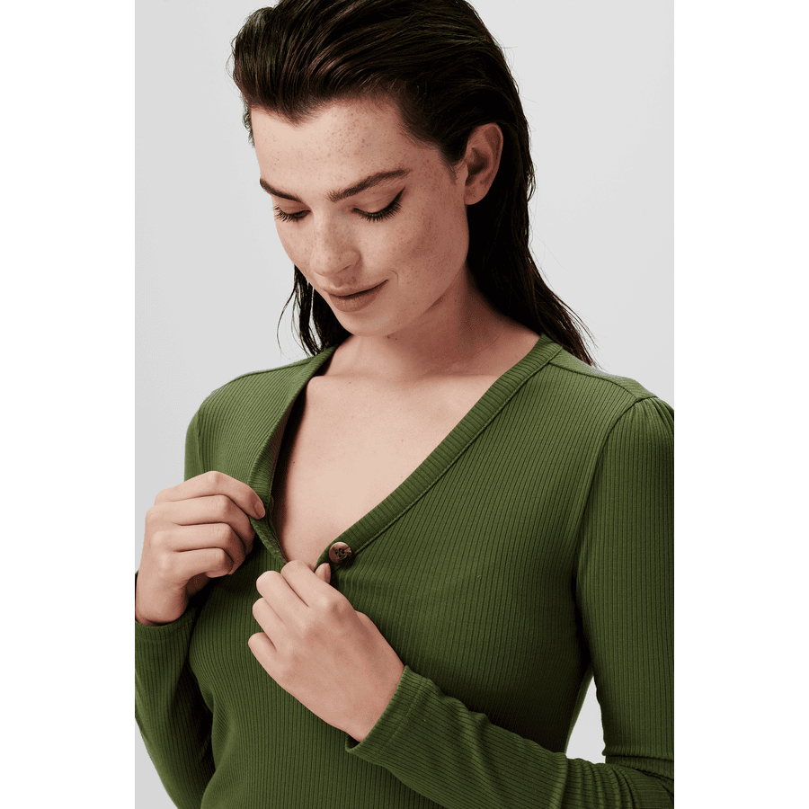 SUPERMOM Langarmshirt Elsmere Olivine