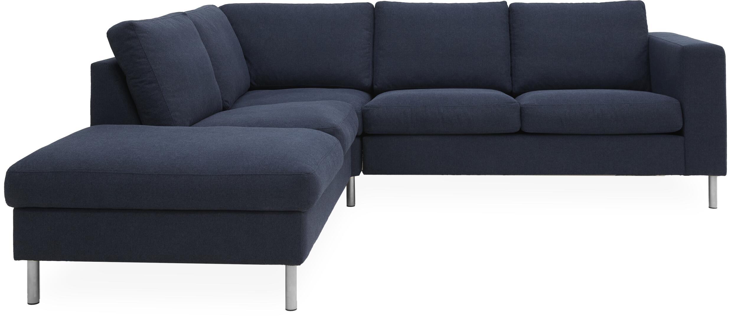FLEX sofa med pufafslutning