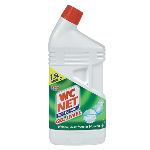 Gel WC désinfectant avec javel WC Net Professionnel 1,5 L