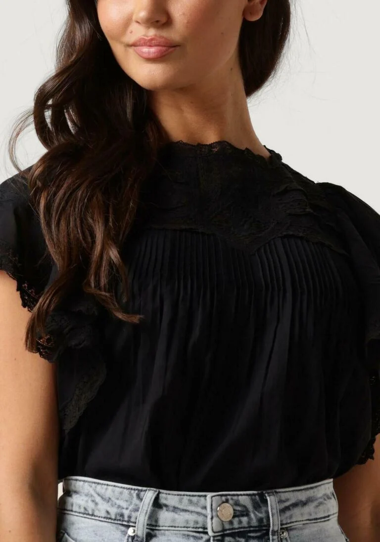 VANESSA BRUNO zwarte vanessa bruno blouse calisson