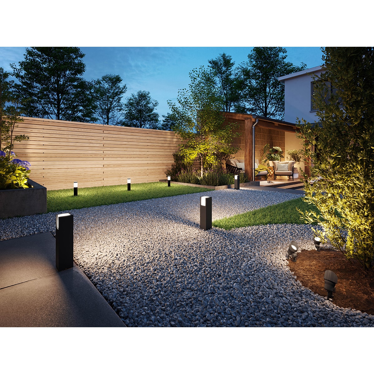 Philips GardenLink LV Utrecht hagelampe 6W (kald)