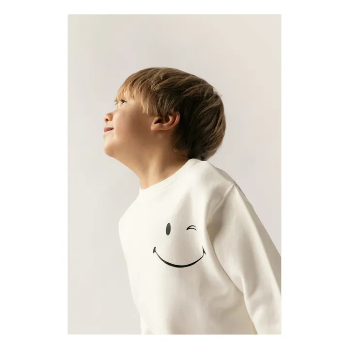 Simple Kids Sweat Seaside | Blanc