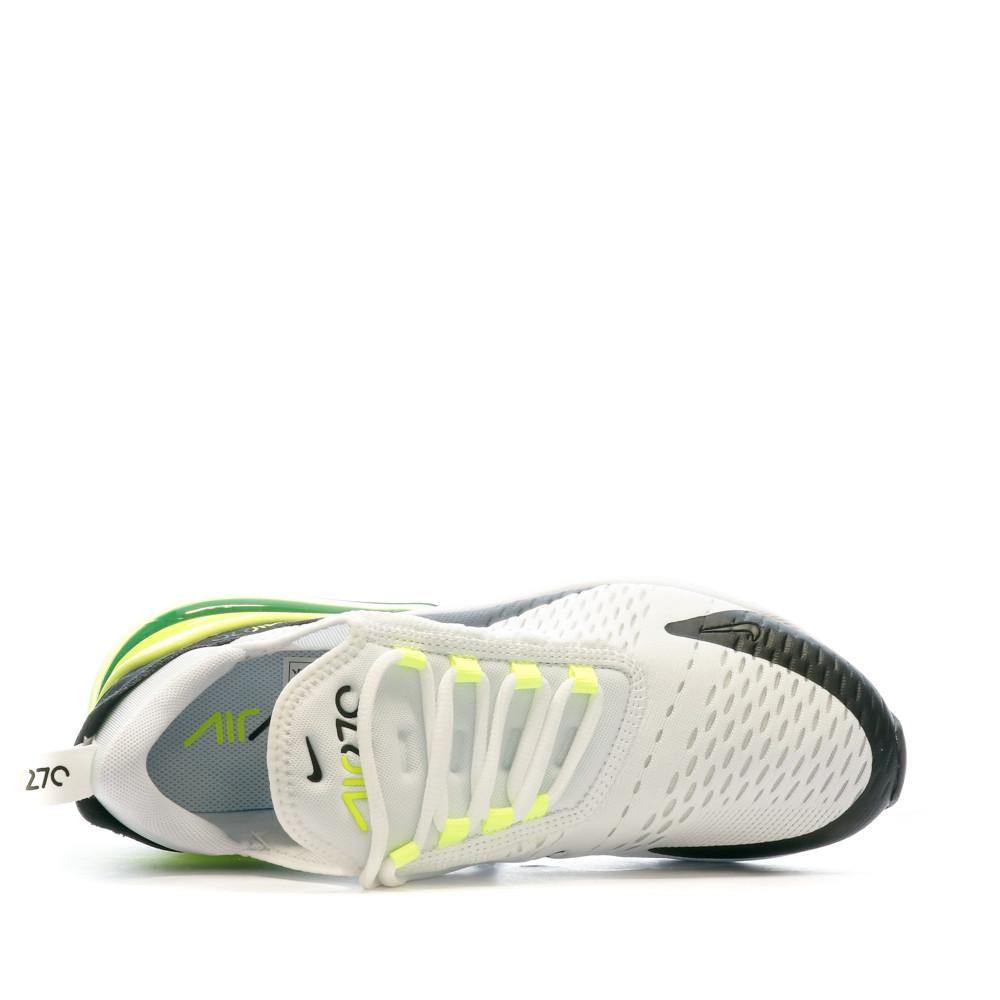 Nike Baskets Blanches/Jaune Homme Nike Air Max 270