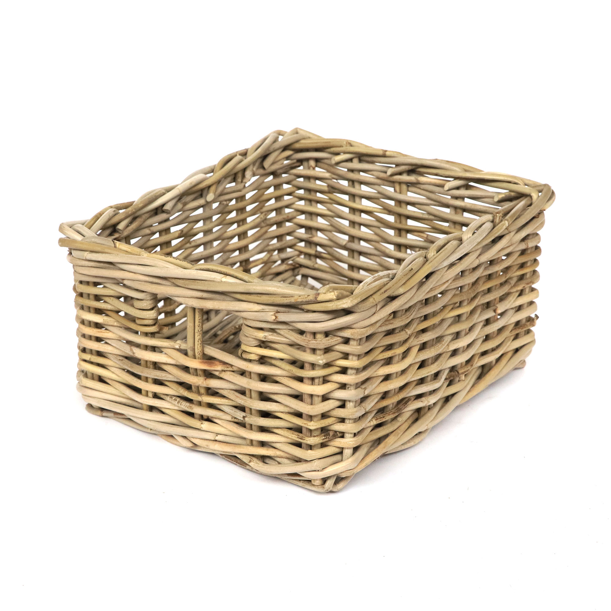 Rattankorb 3er-Set, natur, B 33 cm, L 37 cm, H 18 cm von fischer's lagerhaus