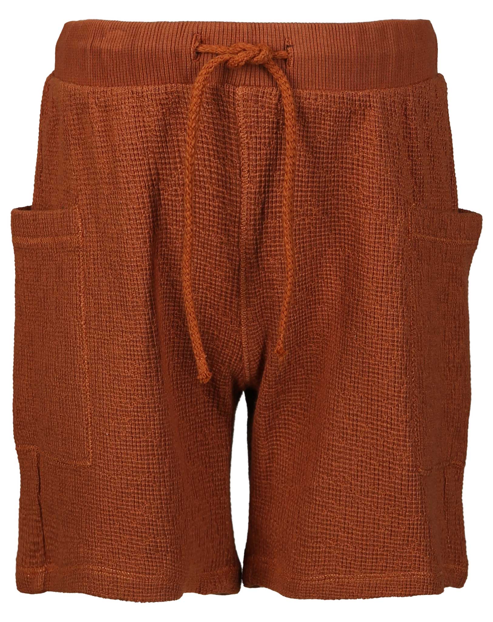 Shorts WAFFLE in rostrot