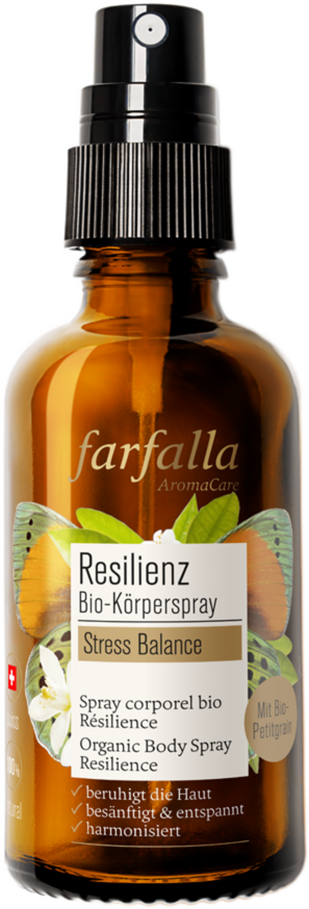 farfalla  Stress Balance Bio-Körperspray Resilienz, 50 ml