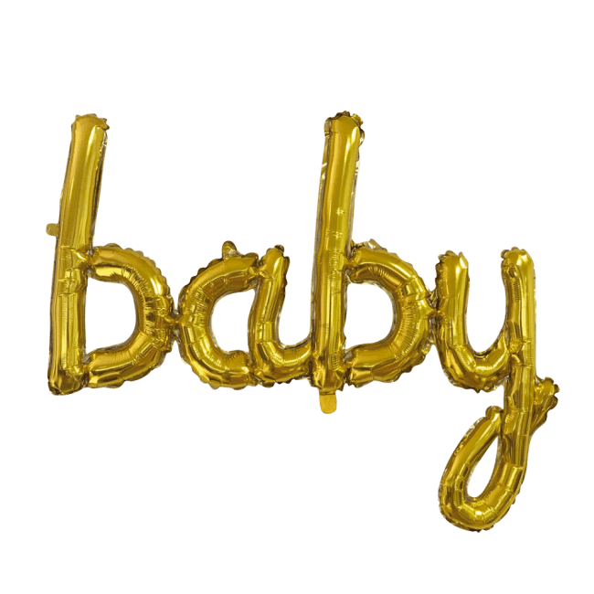 Folie Ballon Baby Goud 42cm leeg