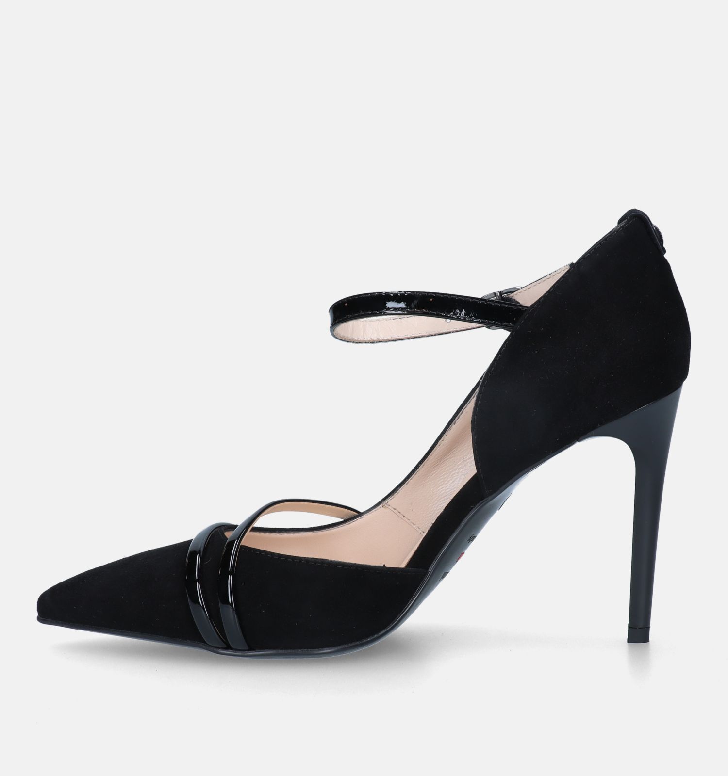 Pumps met bandje zwart