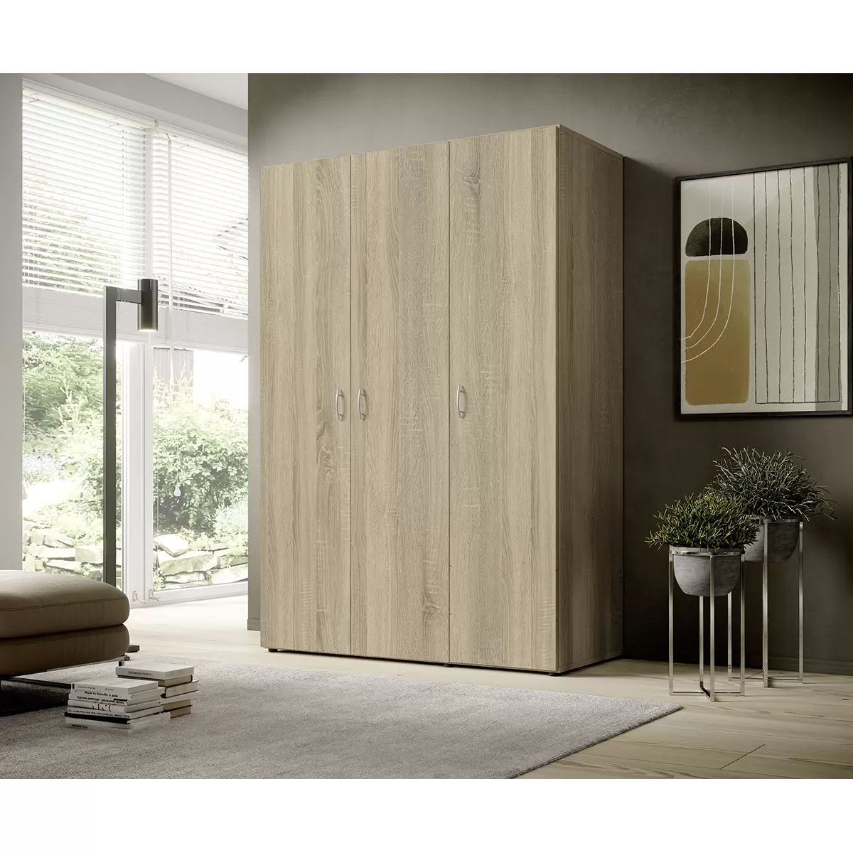 Kleiderschrank 3trg. Joe Sonoma Eiche