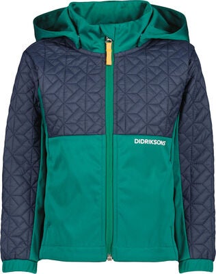 Didriksons Briska Hybridjakke, Petrol Green