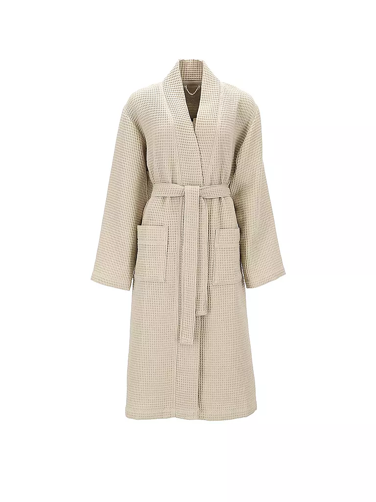 VOSSEN Unisex Bademantel  SIAM Tibet beige