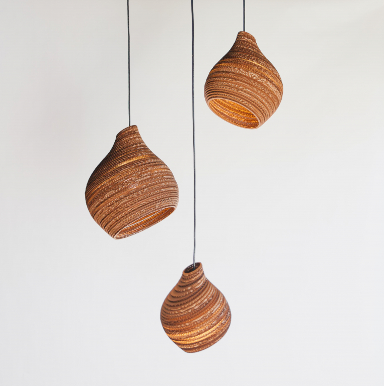 Graypants Scraplights Hive 9 hanglamp Ø23 naturel