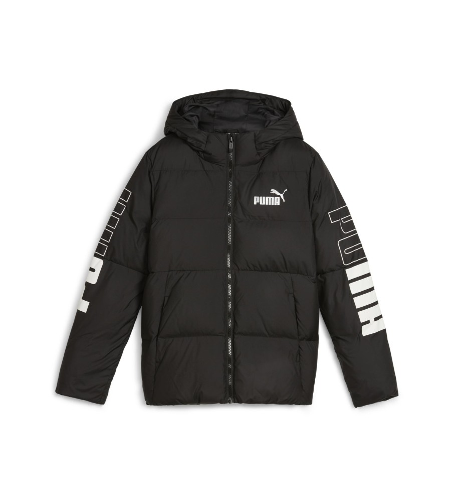 Jaqueta com capuz Puma Power preta