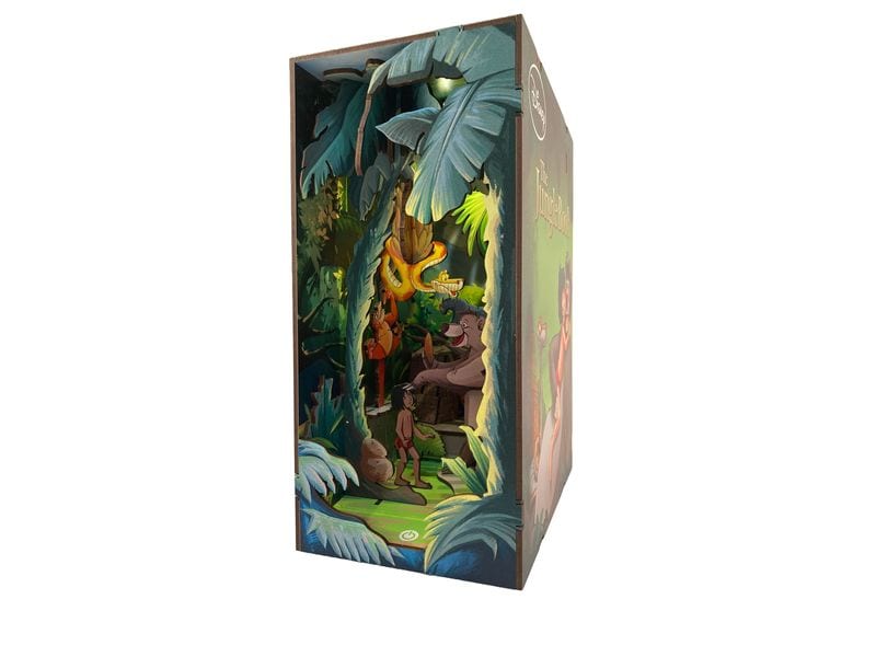 Revell Bausatz Disney The Jungle Book Zauberhafte Miniaturwelt mit LED-Beleuchtung für Ihr Bücherregal