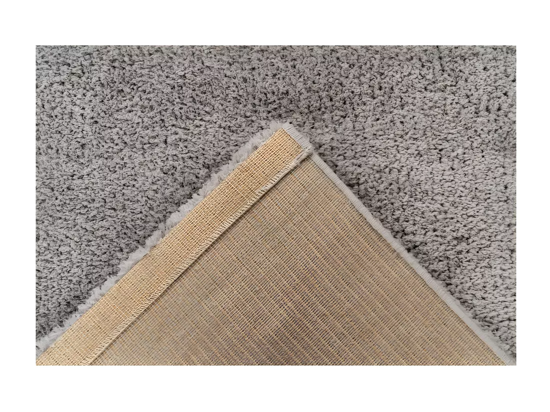 Tapis 290x200cm, design D005M coloris argent - Confort et élégance pour votre intérieur