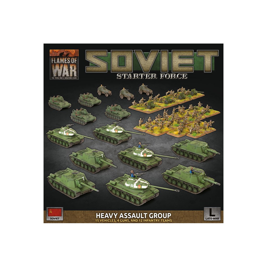 Flames of War - Soviet Starter Force - Heavy Assault Group