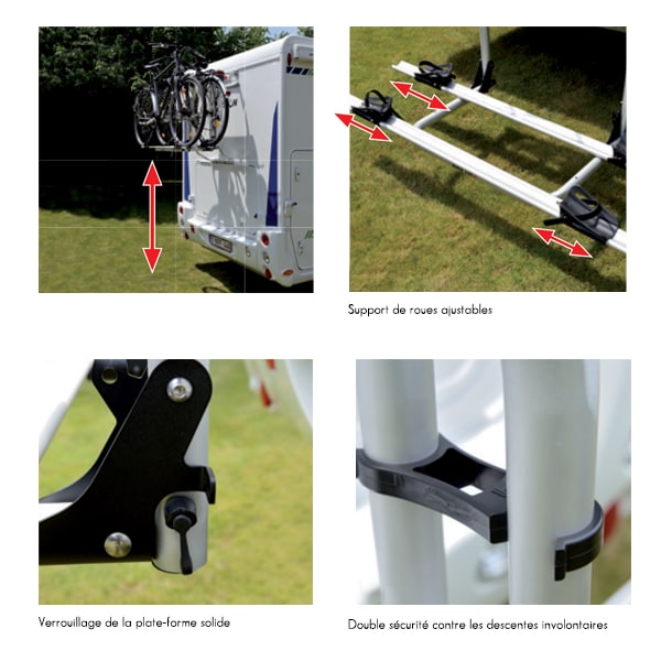 Porte-vélos ascensionnel 12V BR SYSTEMS Bike Lift