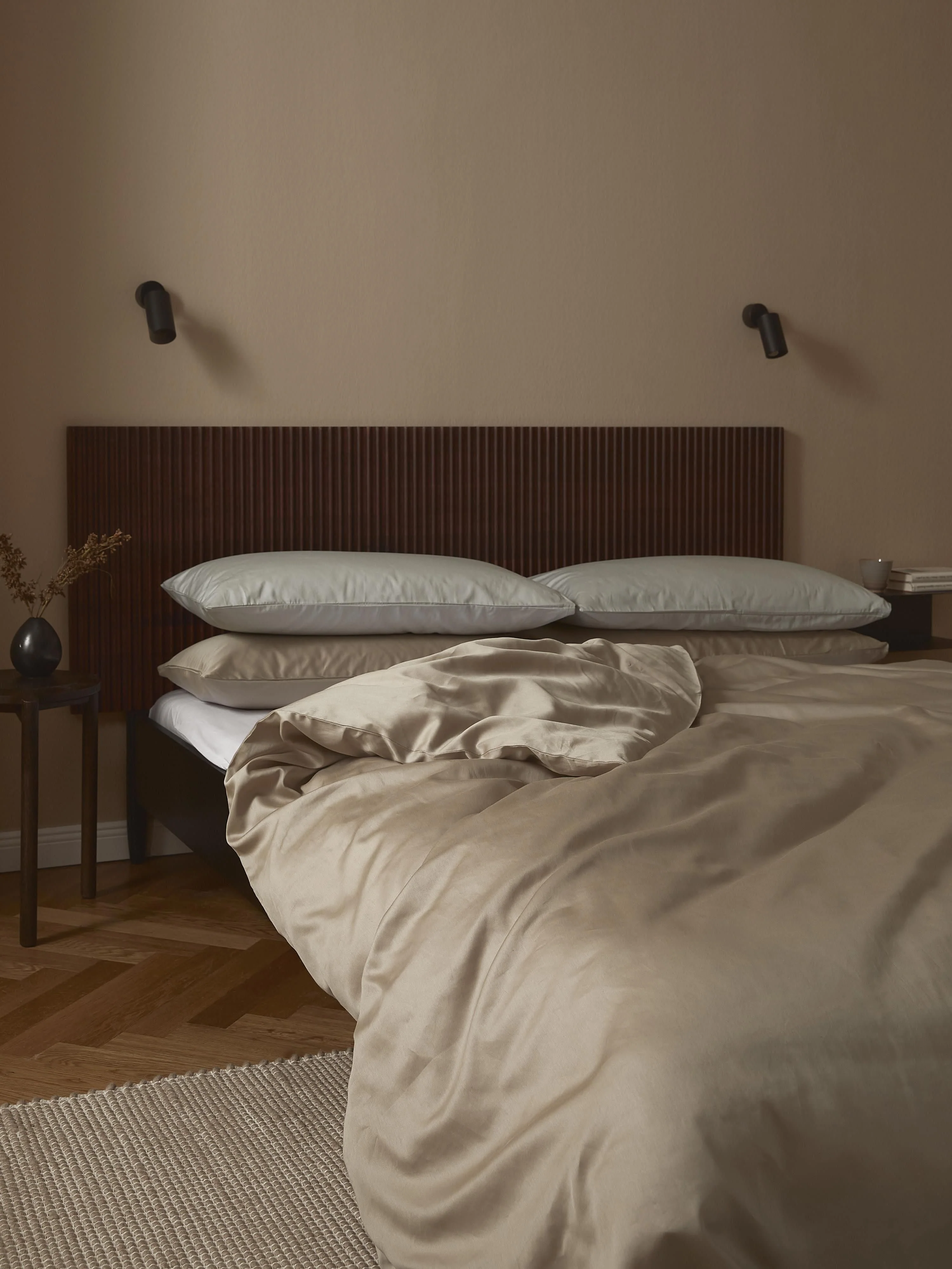 Katoensatijnen dekbedovertrek Comfort