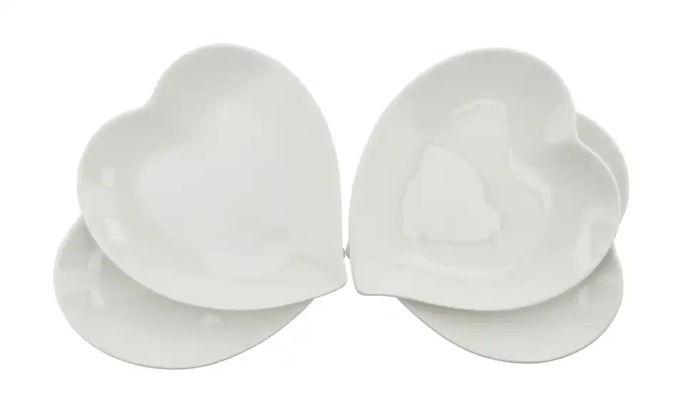 Schale Herzform, 4er-Set