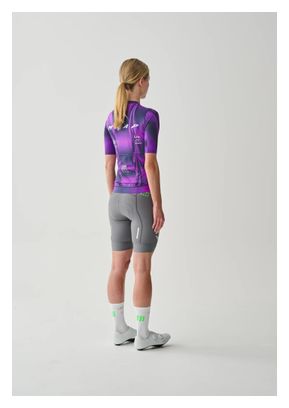 Maillot Manches Courtes GreenEdge/Jayco AlUla Maap Femme Pro Air Violet