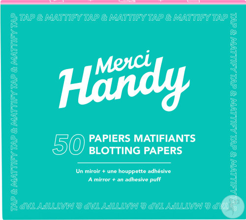 Merci Handy Set De Papiers Matifiants 50 Pièces